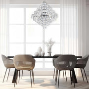 NewYork - Diamond Edge Crystal Pendant Light - 40cm