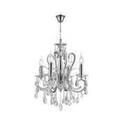 NewYork Princess 4 Arm Chandelier - W:42cm