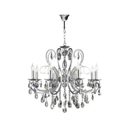 NewYork Princess 8 Arm Chandelier - SMOKE - W:70