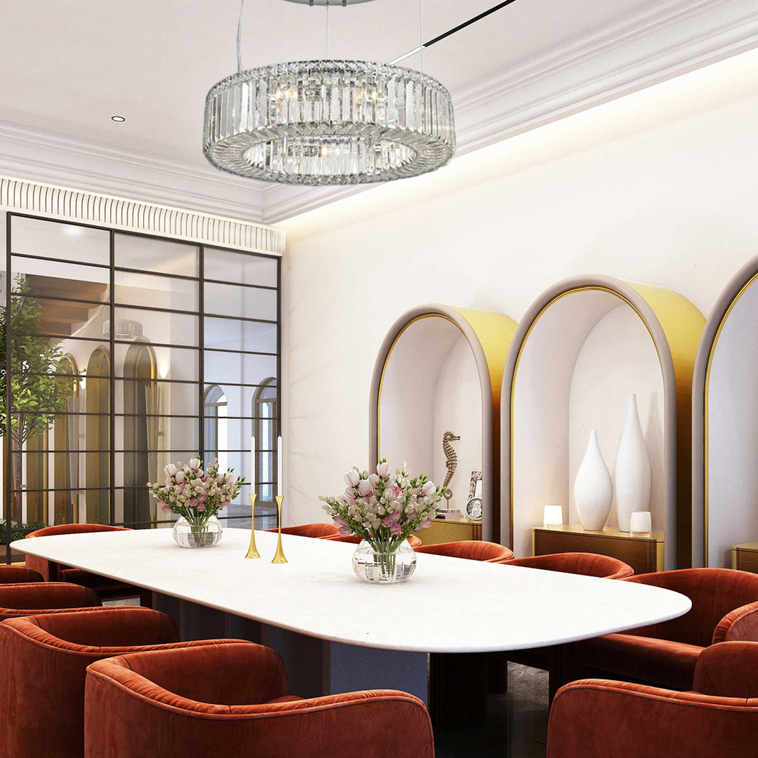 NewYork - Halo Ring - W:60cm - Chrome