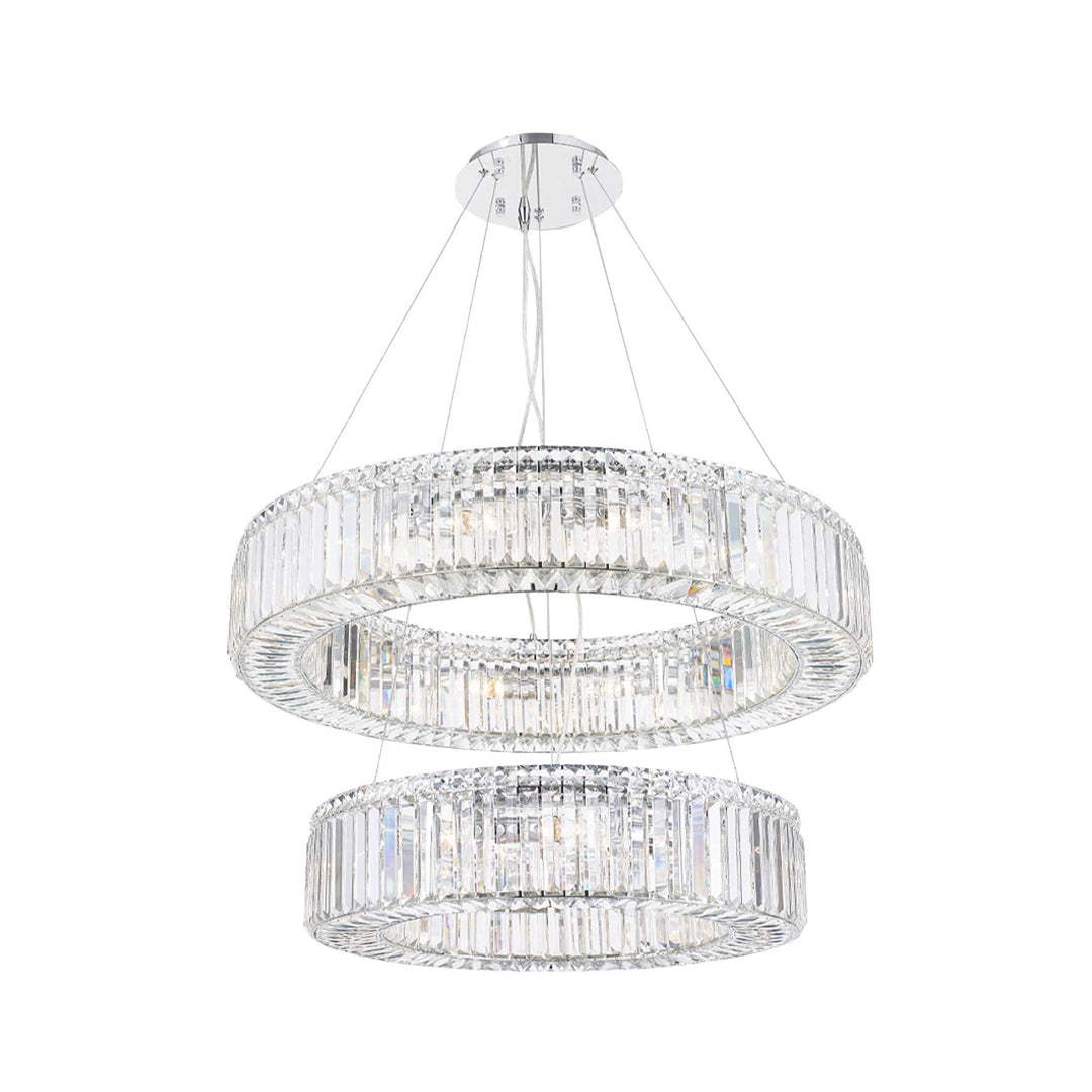 NewYork - Halo Double Ring - W:80cm - Chrome