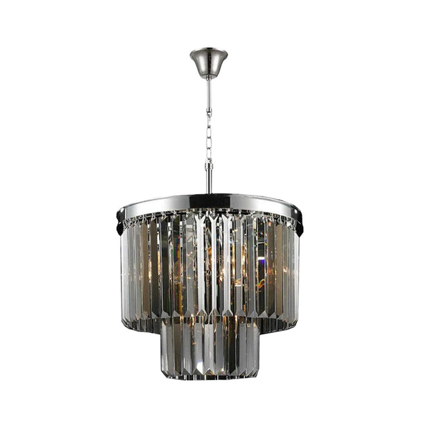 NewYork Oasis Chandelier- 2 Layer - Smoke Finish - W:40cm