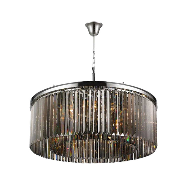 NewYork Oasis Open Ring Chandelier- Smoke Finish W:80cm