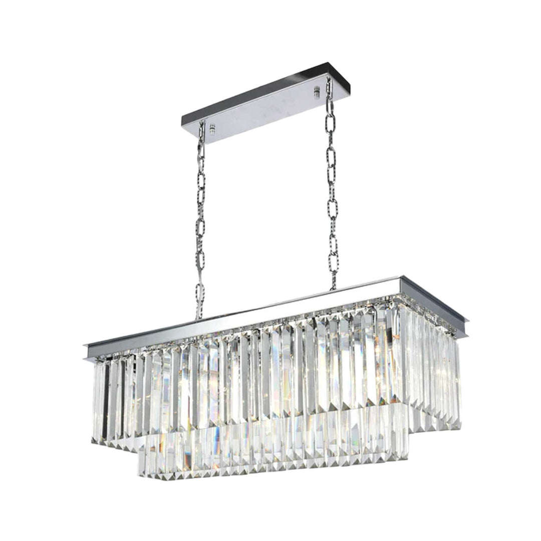 Oasis Bar Light Chandelier- Clear Finish - W:80cm - Designer Chandelier Australia