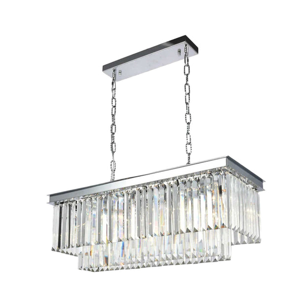 Oasis Bar Light Chandelier- Clear Finish - W:80cm