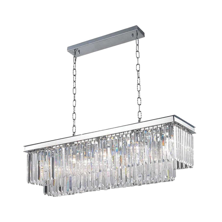 Oasis Bar Light Chandelier- Clear Finish - W:100cm - Designer Chandelier Australia