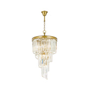 NewYork Oasis Spiral Chandelier - Antique Gold - Width: 40cm