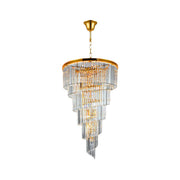 NewYork Oasis Spiral Chandelier - Gold - Width: 80cm