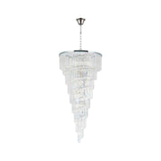 NewYork Oasis Spiral Chandelier - Chrome - Width: 90cm