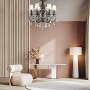 ARIA - Hampton 6 Arm Chandelier - Dark Bronze