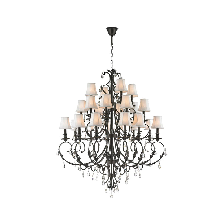 ARIA - Hampton 24 Arm Chandelier - Dark Bronze - Designer Chandelier Australia