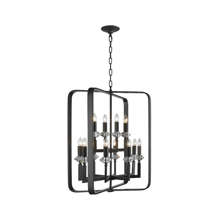 NewYork Allure - 12 Light - Dark Bronze - Designer Chandelier Australia