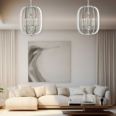 NewYork Luxe - 6 Light - Silver Plated