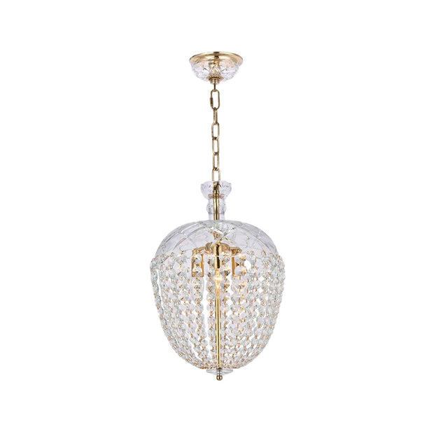 Bohemian Basket Chandelier - Width: 35 cm - Brass Fixtures