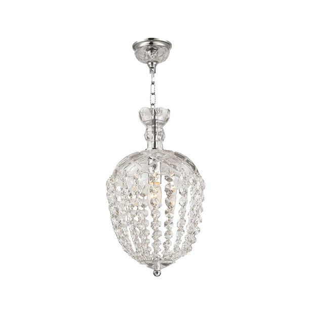 Bohemian Basket Chandelier - Width: 20 cm - Chrome Fixtures