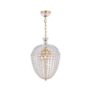 Bohemian Basket Chandelier - Width: 30 cm - Brass Fixtures