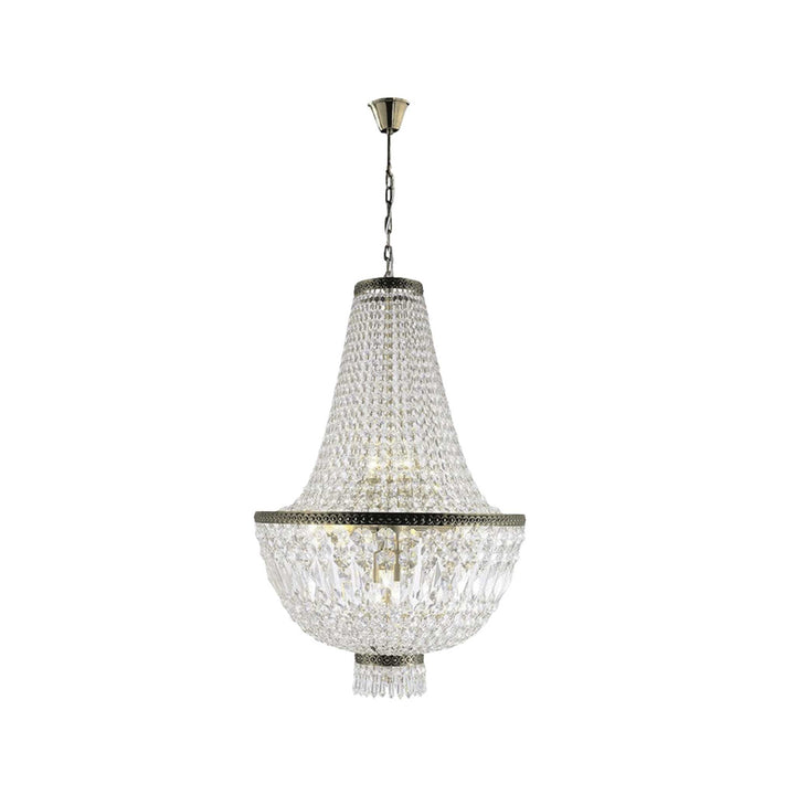 French Basket Chandelier - Antique Bronze - 8 Light - Designer Chandelier Australia