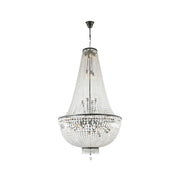French Basket Chandelier - Antique Silver- 100cm by 180cm