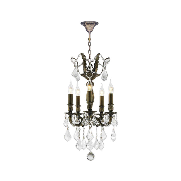 AMERICANA 5 Light Chandelier - Antique Bronze Style