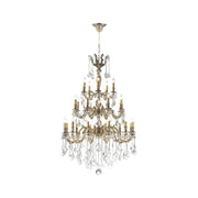 AMERICANA 25 Light Crystal Chandelier - Brass Finish