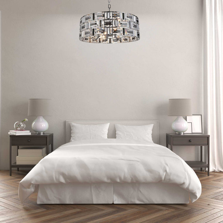 Aurora - NewYork Pendant Chandelier - Width: 72cm - Chrome - Designer Chandelier Australia