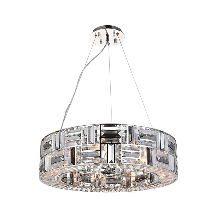 Aurora Halo - NewYork Pendant - Width: 60cm - Chrome
