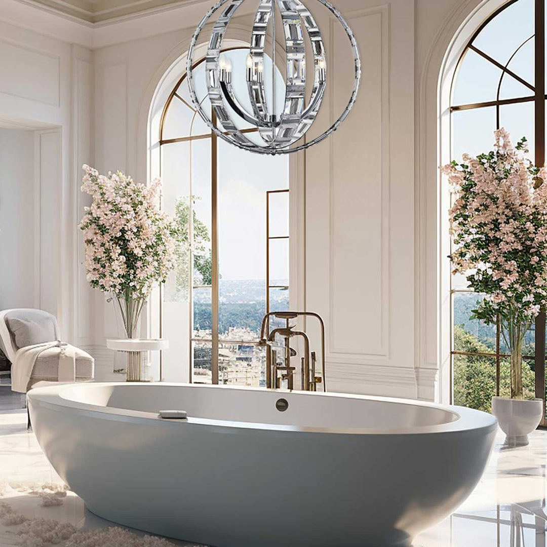 Aurora NewYork ORB - 8 Light - Chrome