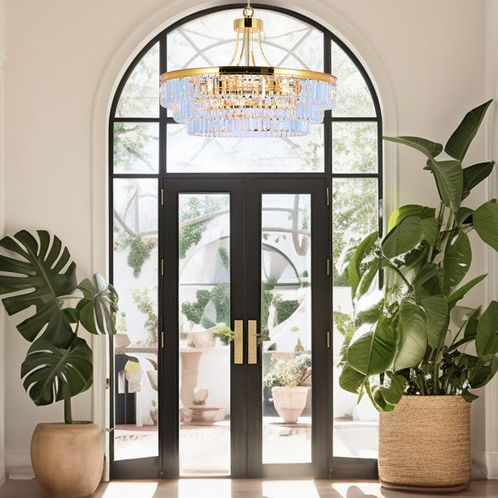 Jordan Collection - 70cm - Gold Plated - Designer Chandelier Australia