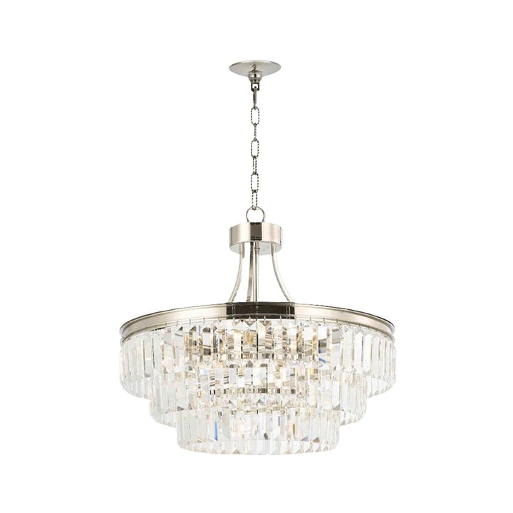 Jordan Collection - Chandelier - Polished Nickel - W:50cm