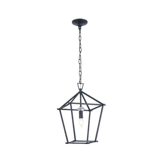 Amara - Single Light Pendant- Matte Black Finish