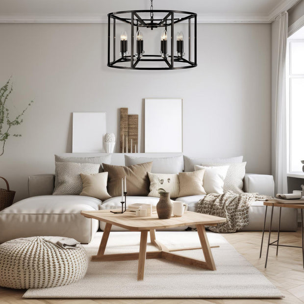 NewYork Alfa - 8 Light - Round - Bronze Plated