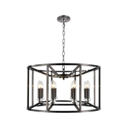 NewYork Alfa - 8 Light - Round - Bronze Plated