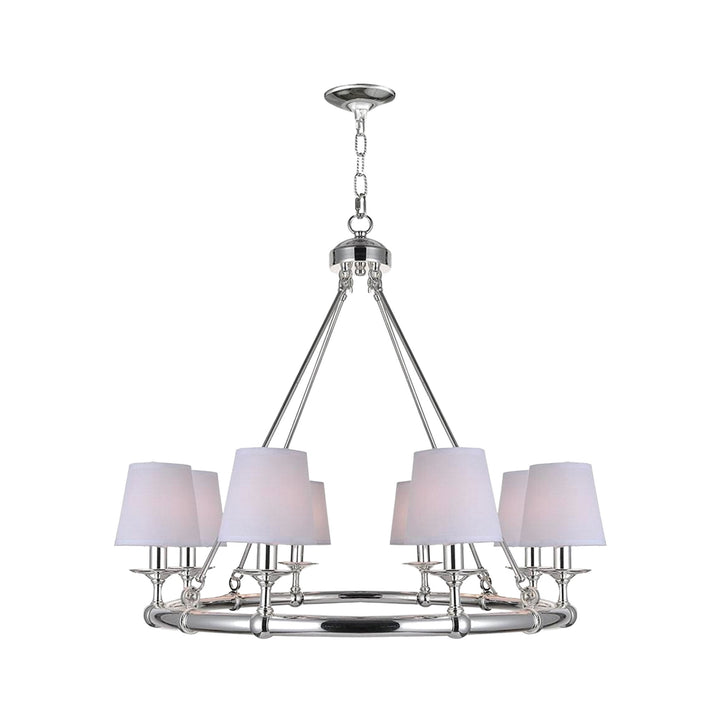 Luxe Halo - NewYork Chandelier - Width:80cm - Silver Plated - Designer Chandelier Australia