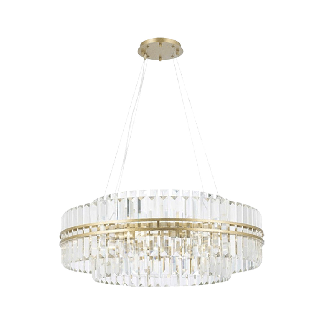 Ashton Collection - Two Tier - 80cm- Antique Gold - Designer Chandelier Australia