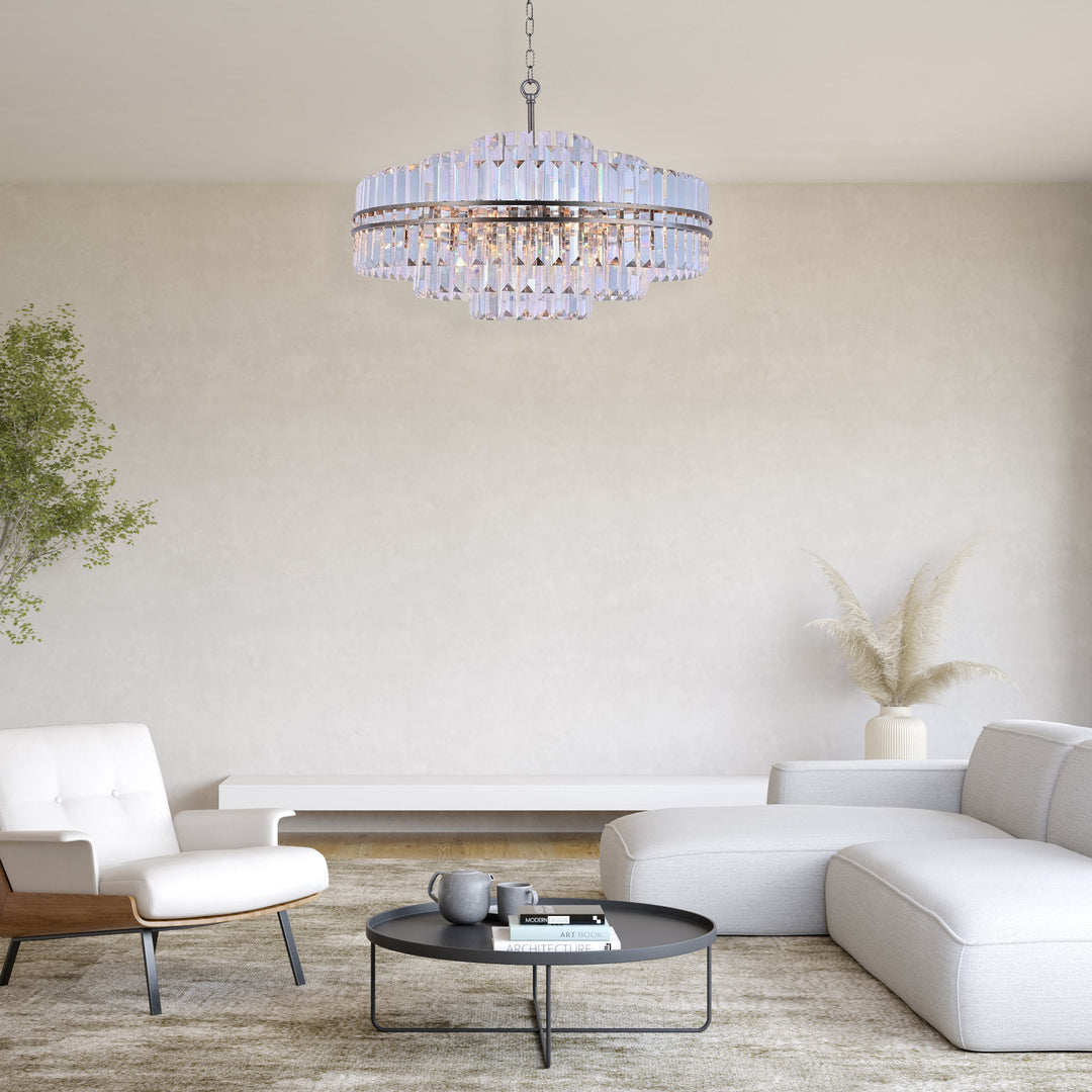 Ashton Collection - 80cm Chandelier - Champagne Finish