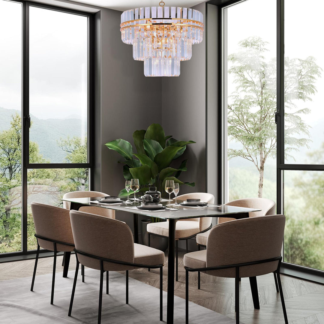 Ashton Collection - Three Tier - 55 cm - Gold Plated