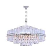 Ashton Collection - 80cm Chandelier - Nickel Plated