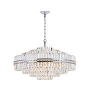 Ashton Collection - 100cm Chandelier - Nickel Plated