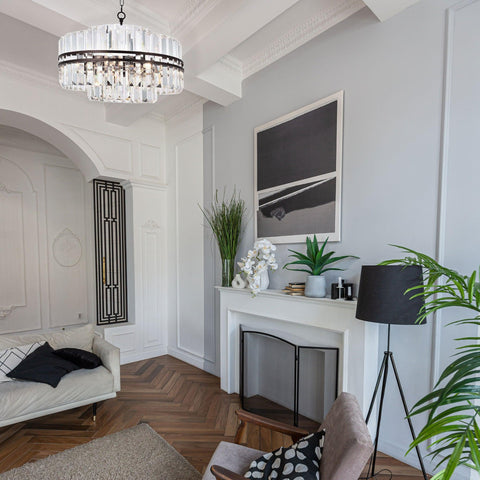 Ashton Collection - 55cm Chandelier - Warm Bronze Finish