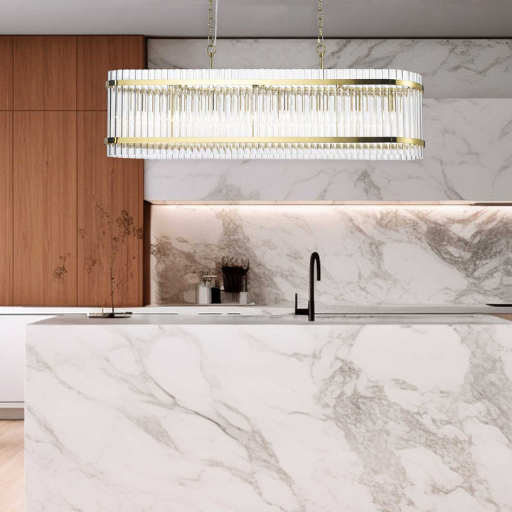 Harlow Collection - Bar Light - Satin Brass - Designer Chandelier Australia