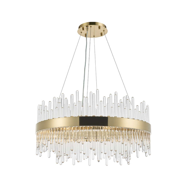 Selene Collection - 70cm Chandelier - Brass