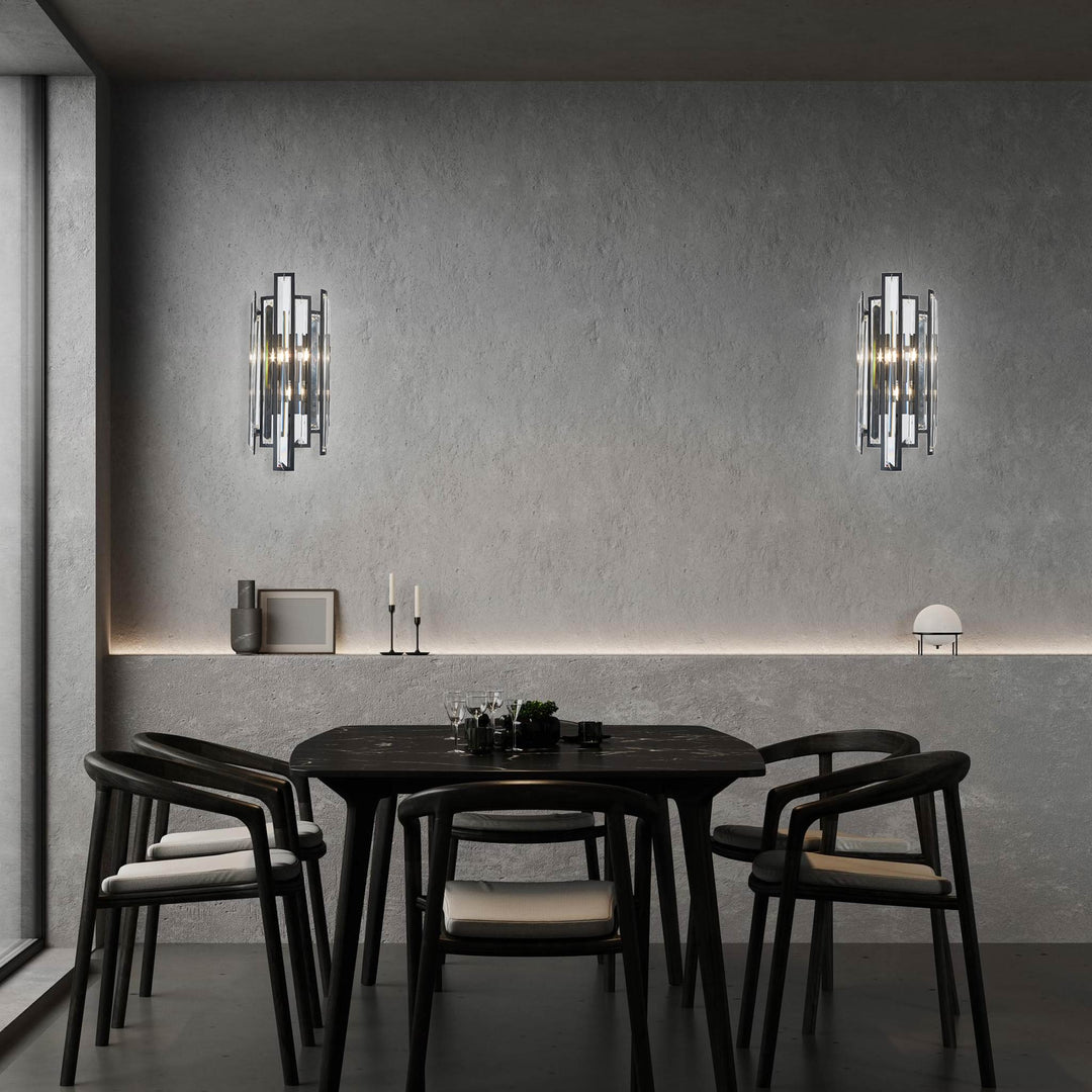 Rhea Collection - Wall Sconce- Matte Black