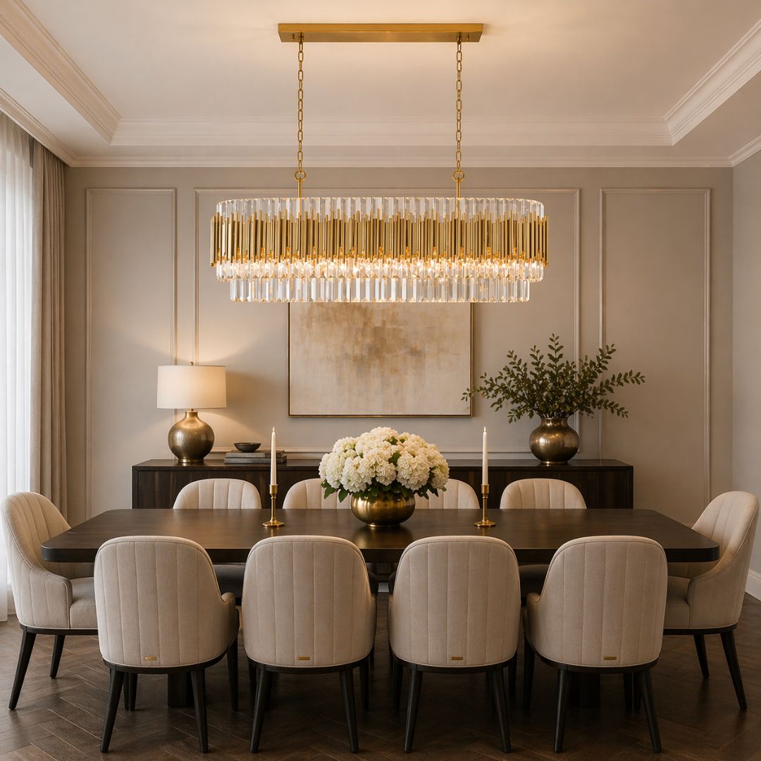 Allegra Collection - 120 cm Bar Light - Brass