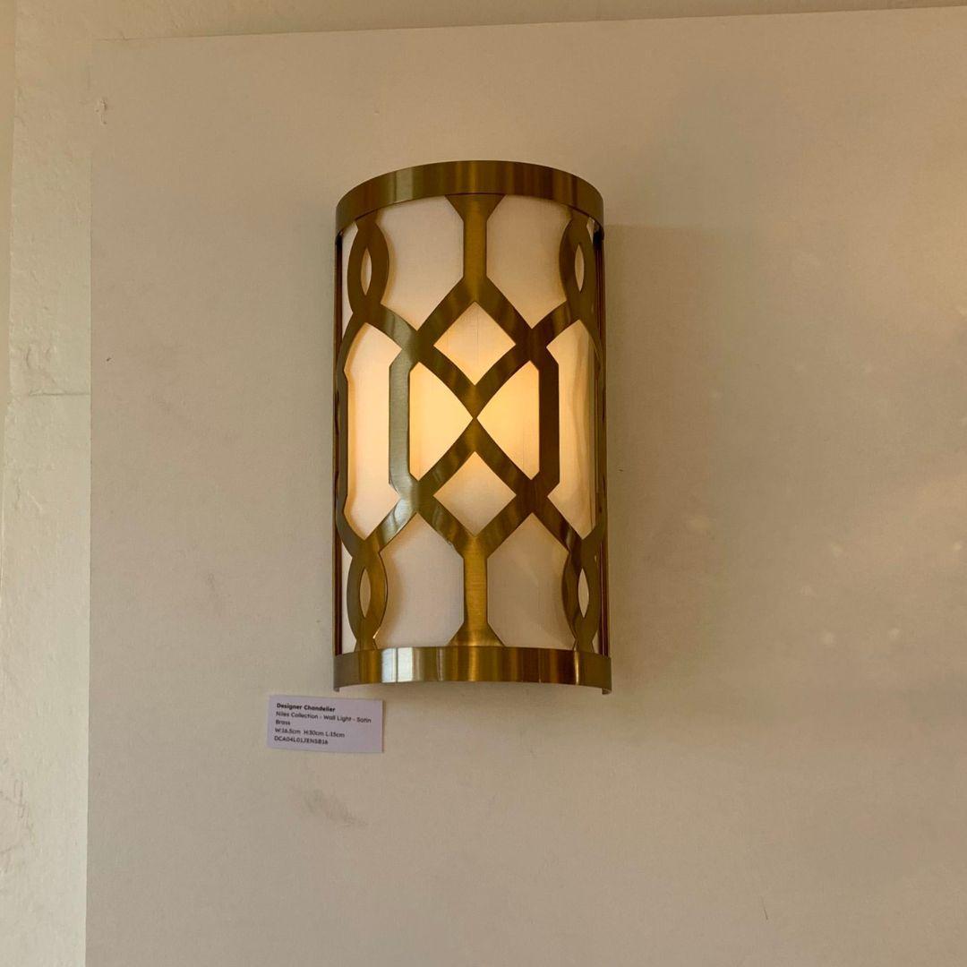 Niles Collection - Wall Light - Satin Brass