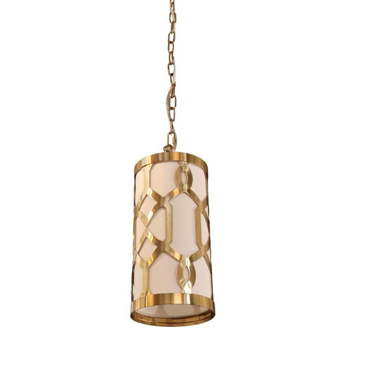 Niles Collection - Pendant - Satin Brass - W:15.5cm
