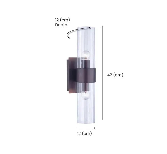 Provincial Collection Wall Sconce - Warm Bronze - H:42cm