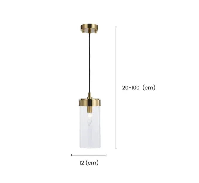 Provincial Collection - Single Light Pendant - Brass