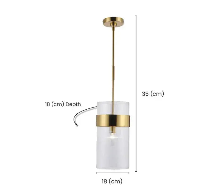 Provincial Collection - Single Light - Rod Suspension - Brass