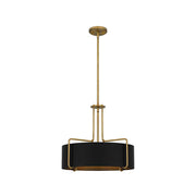 Possini Collection - Pendant - Satin Brass & Matte Black