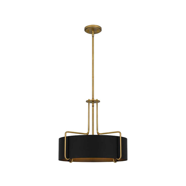 Possini Collection - Pendant - Satin Brass & Matte Black